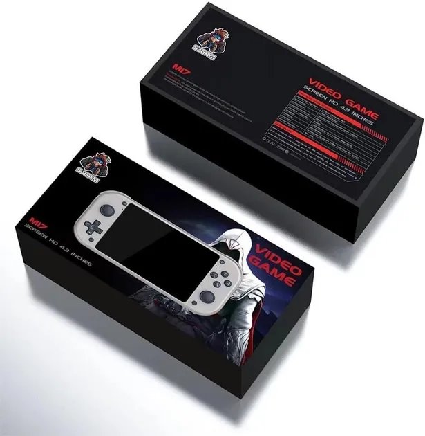 Портативная детская игровая Retro консоль с экраном 4.3" Screen HD IPS SJGAM M17 32-Bit PSP, PS1, NES