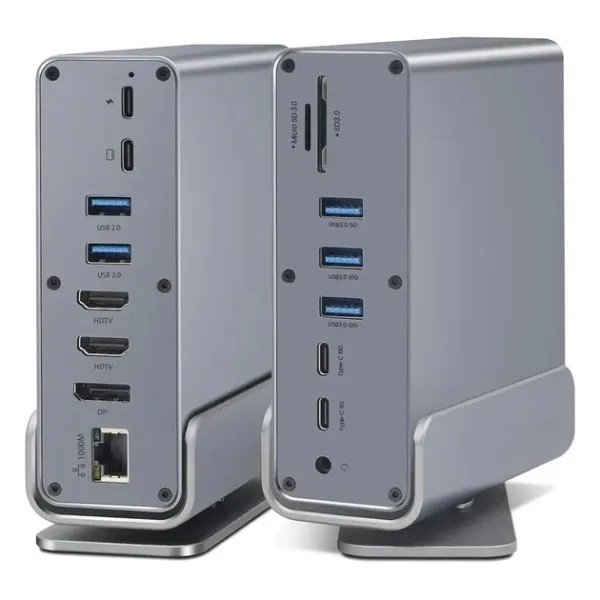 Игровая станция 16в1 100W для Macbook/MSI/Asus/Samsung/Dell/Lenovo/HP/Acer/Android