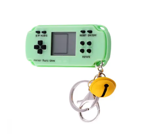 Портативная игровая консоль Keychain Tetris 23 games in 1 green