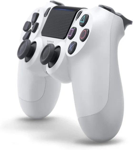 Беспроводной bluetooth джойстик ps4 DOUBLE-motor vibration 4 Wireless Controller для Sony PS4 - DS-2312, Белый