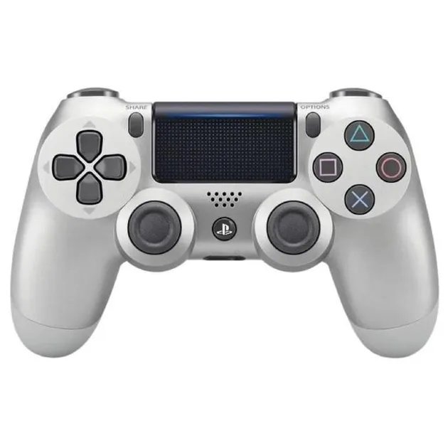 Беспроводной bluetooth джойстик ps4 DOUBLE-motor vibration 4 Wireless Controller для Sony PS4 - DS-2312, Серебряный