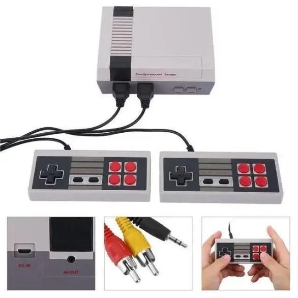 Приставка игровая стационарная Dendy NES 620 игр, консоль игровая 8 бит денди, два джойстика