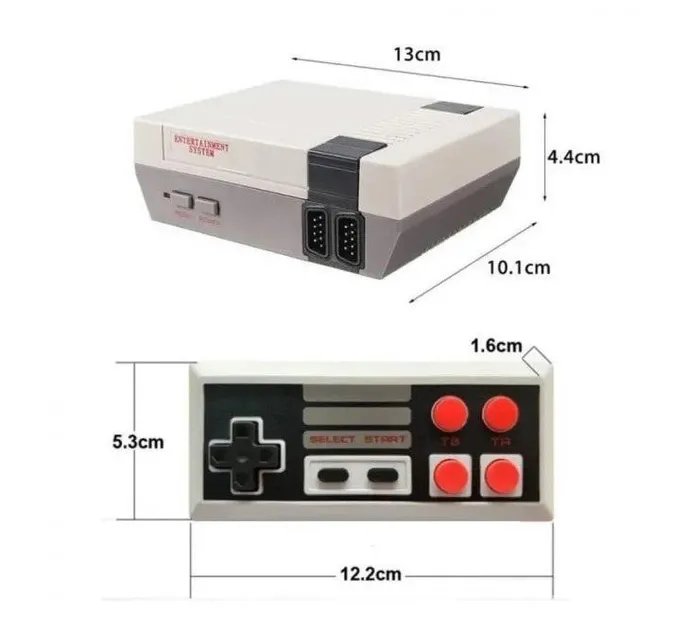 Приставка игровая стационарная Dendy NES 620 игр, консоль игровая 8 бит денди, два джойстика