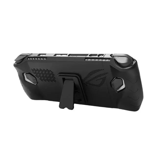 Защитный чехол бампер JYS с подставкою и защитой экрана для Asus Rog Ally черный