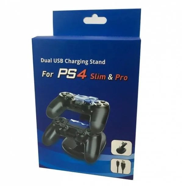 Зарядна підставка док-станція для PS4 UKC World Game Charging Stand для двох джойстиків
