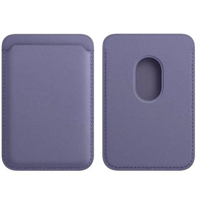 Кардхолдер Leather Wallet with Double Magnetic Темно-сиреневый - 00000064974_4