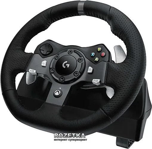 Проводной руль Logitech G920 Driving Force PC/Xbox One Black (941-000123)