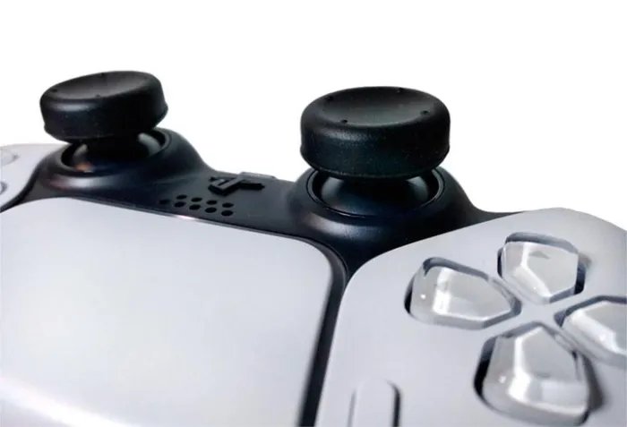Силиконовые накладки на аналоговые стики Honson для джойстика PS5 Dualsense черные комплект 8 шт